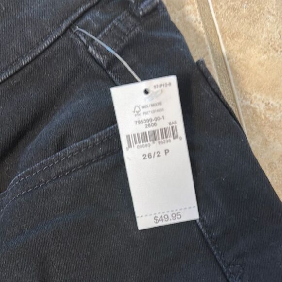 New Gap Slim Midrise 2p Black Jeans - Picture 2 of 6